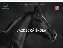 Tablet Screenshot of equitana.sk